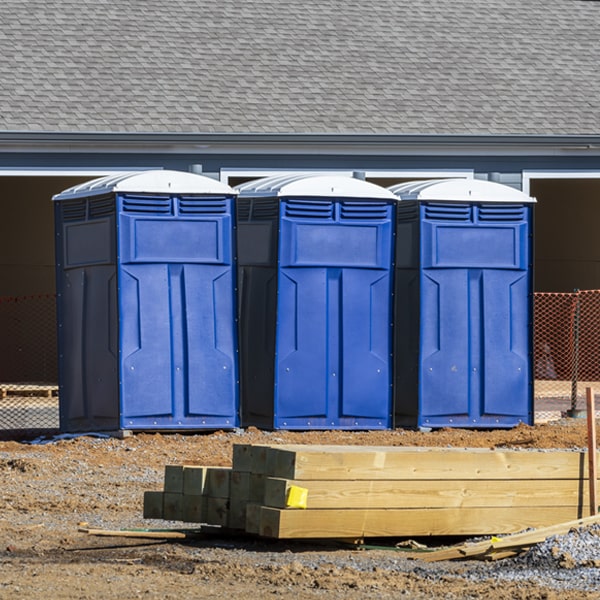 what is the cost difference between standard and deluxe porta potty rentals in Forest Knolls